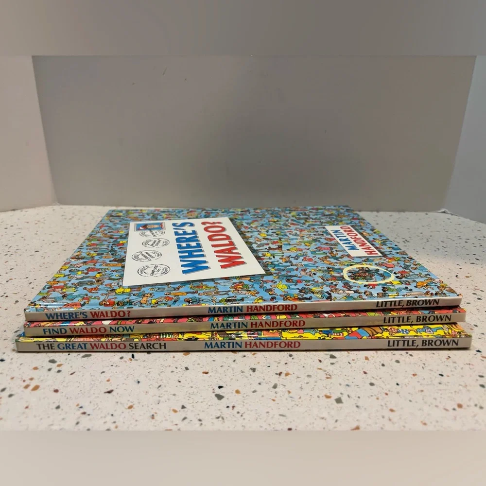 Vintage First Editions 1980s Where’s Waldo Book Lot 3 Titles‎ by Martin Handford